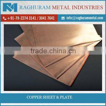 Superior Range of Copper Plate with Perfect Finishing at Lowest Range