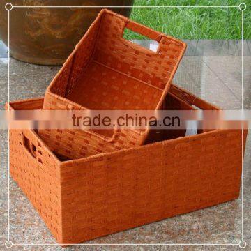 eco-friendly decorative handmade woven baskets wholesale