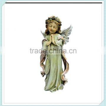 Resin praying angel little girl garden art heavenly statue