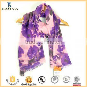 2016 Fashion Paisley Print Polyester Lady Scarf