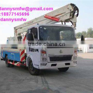 CNHTC 3 Knuckle arm 22 meter High-altitude Operation Truck aerial working platform