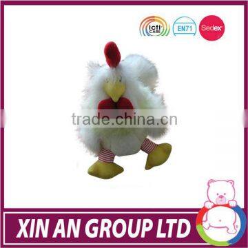 Custom soft PP cotton filling plush stuffed toy 2017 symbol cock toy