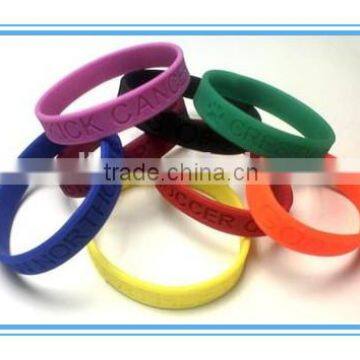 High quality silicone wrist band, Promotional silicone wristband