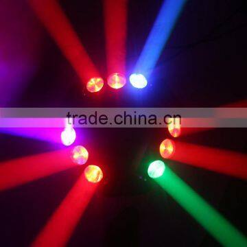 Adj Kaos 9 Heads 10w 4 In1 Beam Bar Led Moving Head Spider Light photo-5