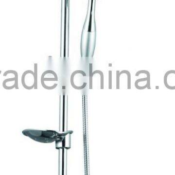 stainless steel shower bar set