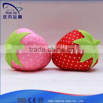 factory oem custom CE EN71 stuffed vegetable Strawberry fruit pillows plush Cushion