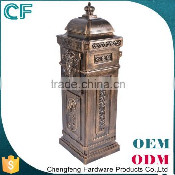 The Most Popular Style In Europe Classical Crown Decorative External Mail Boxes From China