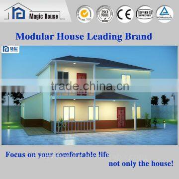 Villa,House,Office Use and Steel Material luxury prefabricated luxury villa