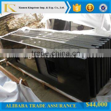 absolute black granite vanity top for bathroom