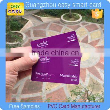 Full color printing ISO14443A F08 smart plastic rfid membership card