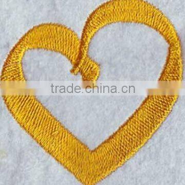 Top and cheap Heart logo embroidery patches wholesale online.