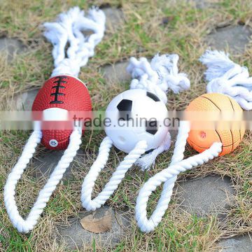 6 inch 9 inch 23cm inflatable pvc toys with rope Plastic toy ball