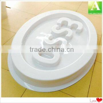 Custom shape Acrylic thermoforming plastic light box cover