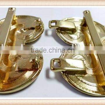 High-end Women Clasp Buckle Rhinestone Buckle Fur Coat Metal Buttons Button photo-5