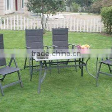 GT-003 5pcs aluminum garden patio furniture set outdoor use