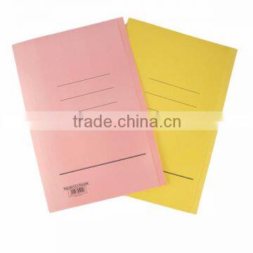 Factory direct cheap price 2 color wholesale paper file folder with customers LOGO