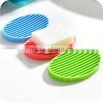 2014 Factory Price and Fashion plastic travel silicon soap dishes