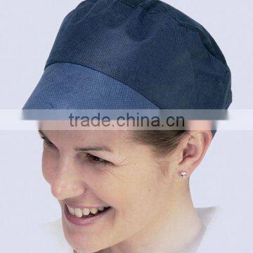 Disposable peaked cap