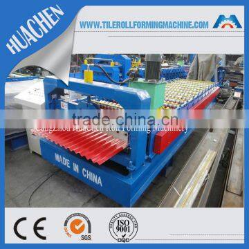 Cold Rolling Wave Profile Roofing Sheet Manufacturing Machine