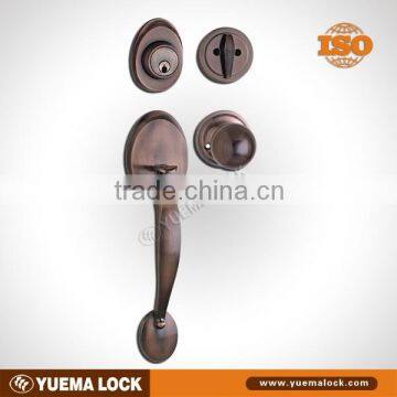 71219-AC-ET Good price and high quality Double Cylinder Grip door handle lock