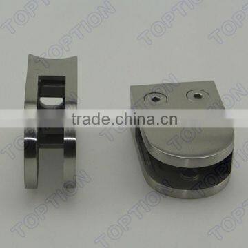 Flat Back Small D Stainless Steel Glass Clamp