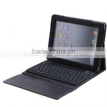 Wireless Bluetooth Keyboard Leather Case For Tablet PC