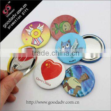 Customer-based Metal cheap attractive diy button badge