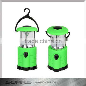 Plastic camping lantern 1w led portable 4aa LED camping lantern