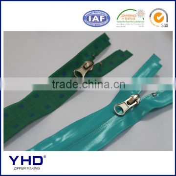 shiny tape TPU waterproof zipper