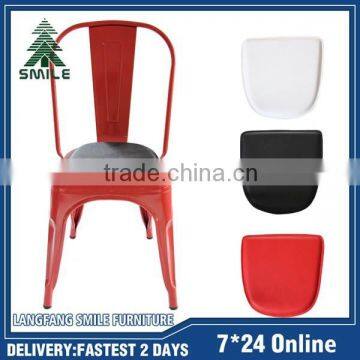 Black Red Green Metal Dining Chairs for Sale photo-5