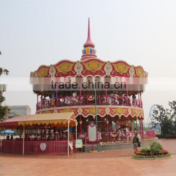 2015 Top Sale Suppliers Amuement Park Kiddie Rides Double Carousel For Sale