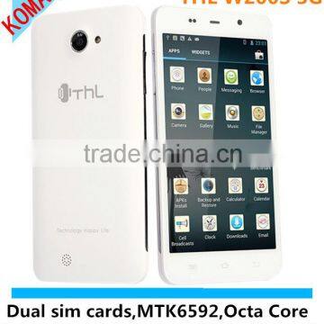 KOMAY 5.0 Inch IPS screen phone THL W200S MTK6592W Octa Core mobile phone