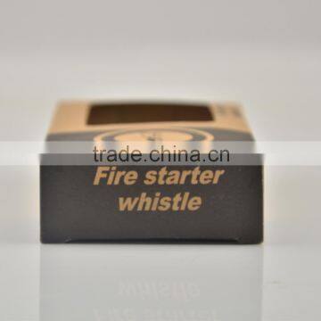 2016 Survival Magnesium Lighter Flint Stone Set With Whistle for Outdoor Camping photo-3