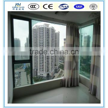 China glass factory window and doors tempered glass cost per square foot