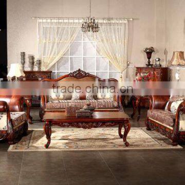 2015 wooden classic sofa Arab style living room furniture G1118d