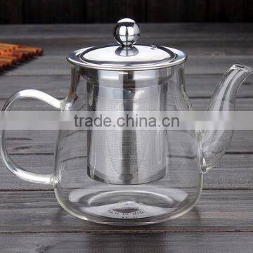 Quality Assured With Strainer Glass Pot With Lid Glass Tea Pot Warmer photo-2