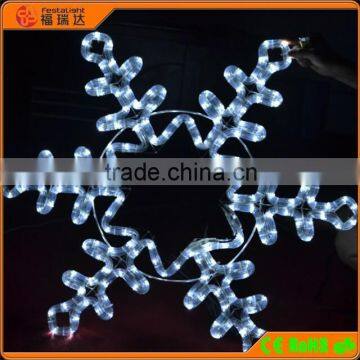 Christmas decorative lights with led snowflake with star motif lights