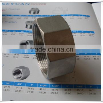 Stainless Steel Hexagon head cap 1/2"