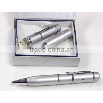 The metal pen shape USB flash drive 2.0 USB memory flash