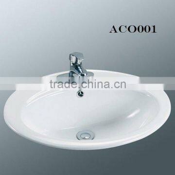 Model ACO001 Bathroom Ceramic Basin