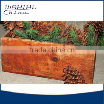 Aged Old Wooden Box / old Wood Planter / old Wood Box