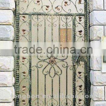 Top-selling hand forging modern iron grill door designs