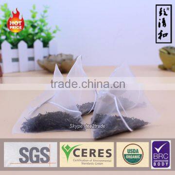 china supplier organic green tea private label pyramid tea bag