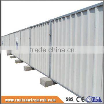 Construction Sites Colorbond Solid Steel Temporary Event Hoarding Fence