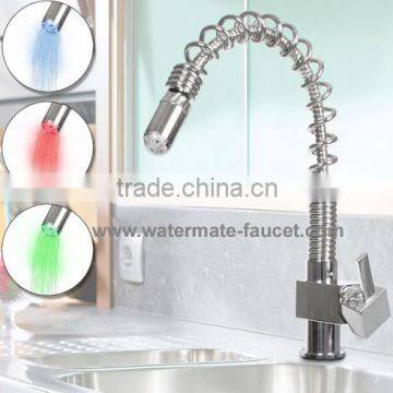 pull-down LED spray kitchen faucet