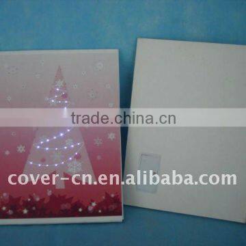 Hottest Promotion gifts LED Flashing Music Greeting Cards