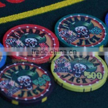 Professional Skull Flush Poker Chips photo-2
