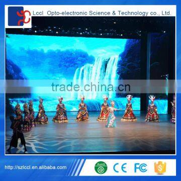 Hot product high brightness full color stage background display big indoor led screen