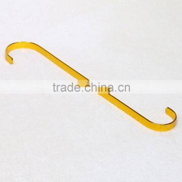 Oblate S alumunim hook for hanging cloth