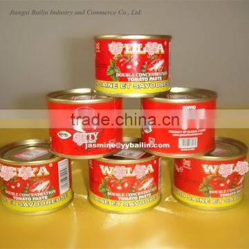 Sweet sour tomato paste oem canned tomato sauce